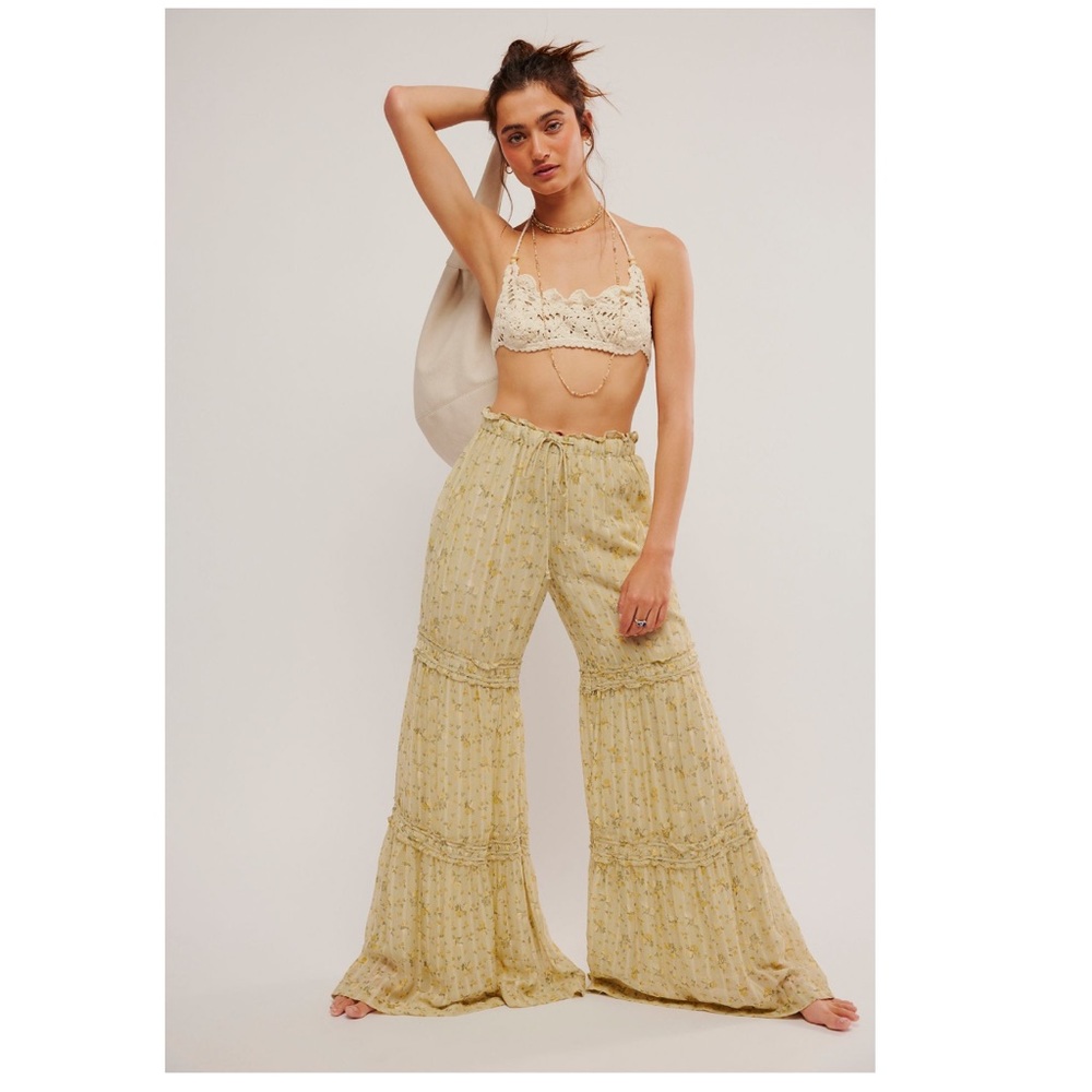 Free People Emmaline Tiered Pull-On Pants